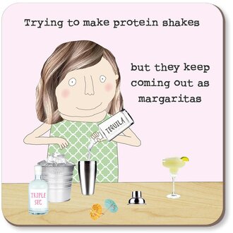 Rosie made a thing Coaster: Trying to make protein shakes but they