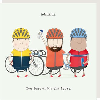 Rosie made a thing Card: Admit it you just enjoy the lycra