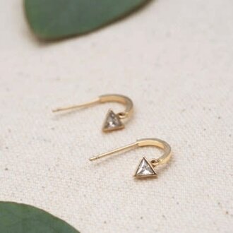 Glee Jewelry Gold plated Charming studs