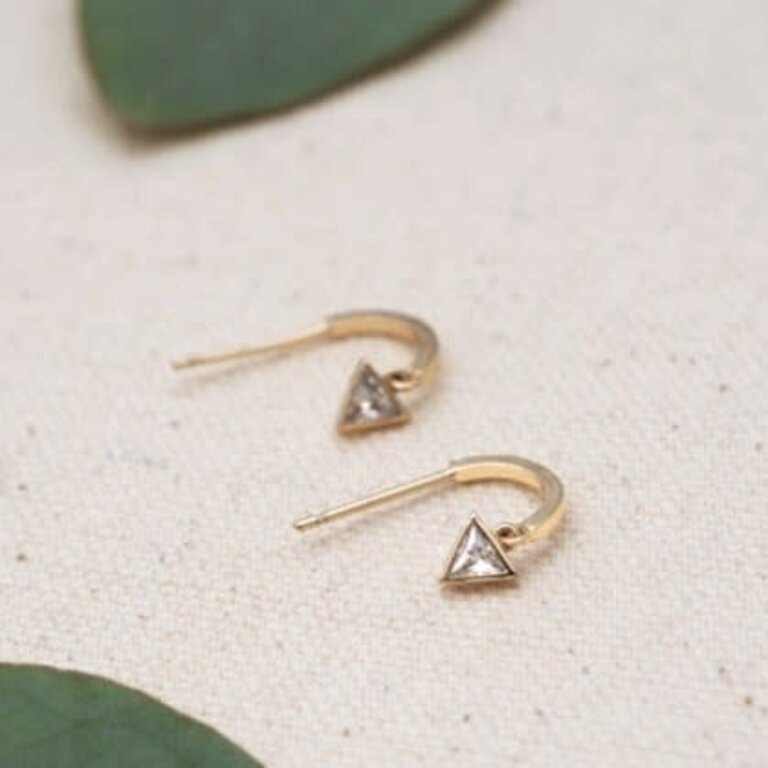 Glee Jewelry Gold plated Charming studs