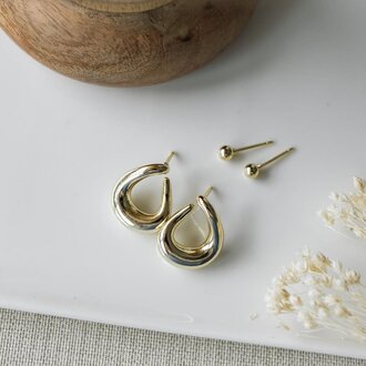 Glee Jewelry Gold plated Duet set Chunky