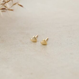 Glee Jewelry Gold plated Cutie studs