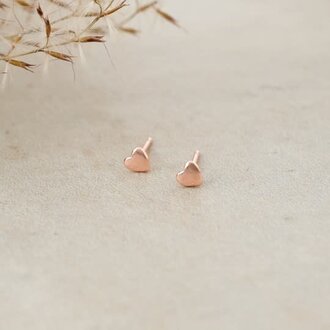 Glee Jewelry Rose gold plated Cutie studs