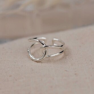 Glee Jewelry Silver plated Bonded ring