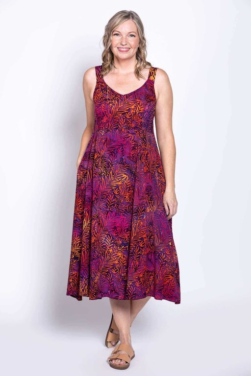 Blue Sky Shauna Dress, Pink Tropics,