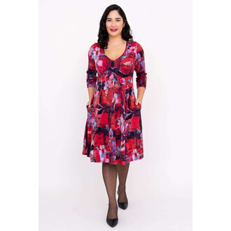 Blue Sky Pamela dress, Lipstick Thoughts
