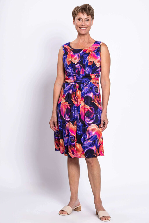 Blue Sky Roam dress, Violet Daze