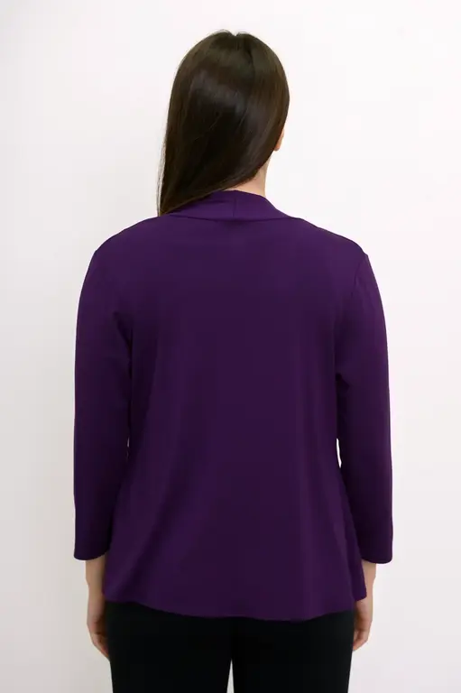 Blue Sky Bamboo Kathy jacket, Purple royale