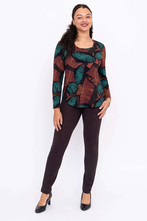 Blue Sky Bamboo Jazz 3/4 top, Copper Abstract