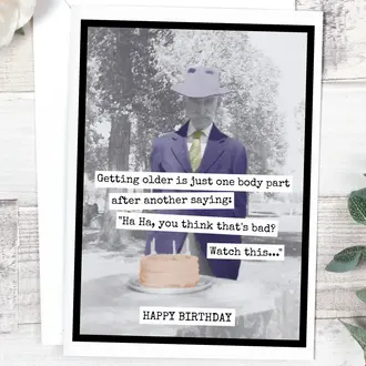 Raven's Rest RR Card: Getting older is just one body part