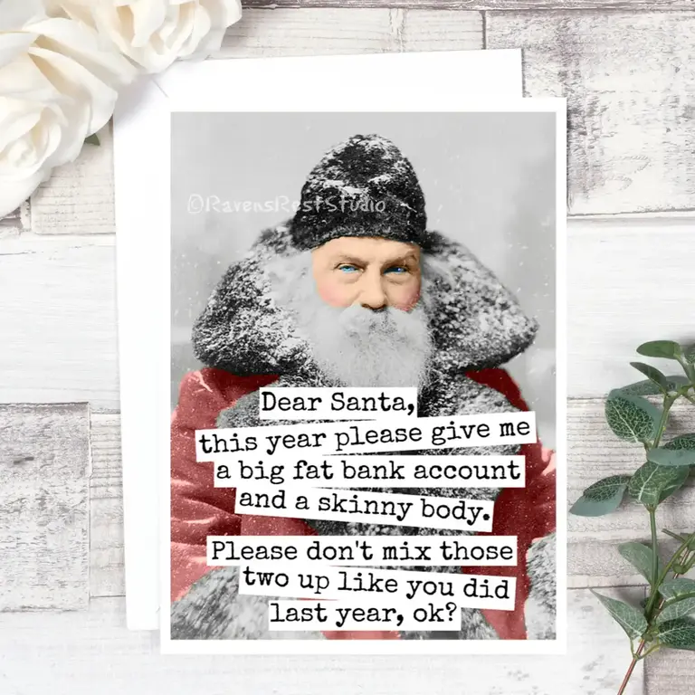 Raven's Rest RR Card: Dear Santa, this year please give me