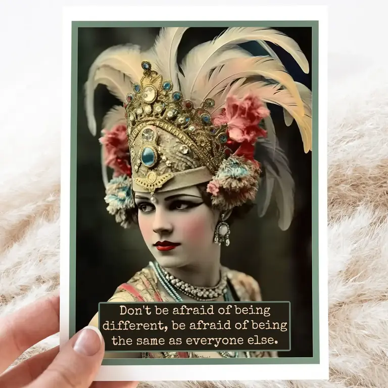 Raven's Rest RR Card: Don't be afraid of being different