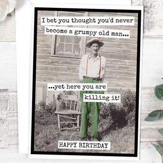 Raven's Rest RR Card: I bet you thought you'd never become an old man