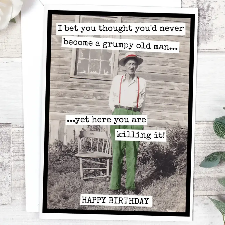 Raven's Rest RR Card: I bet you thought you'd never become an old man