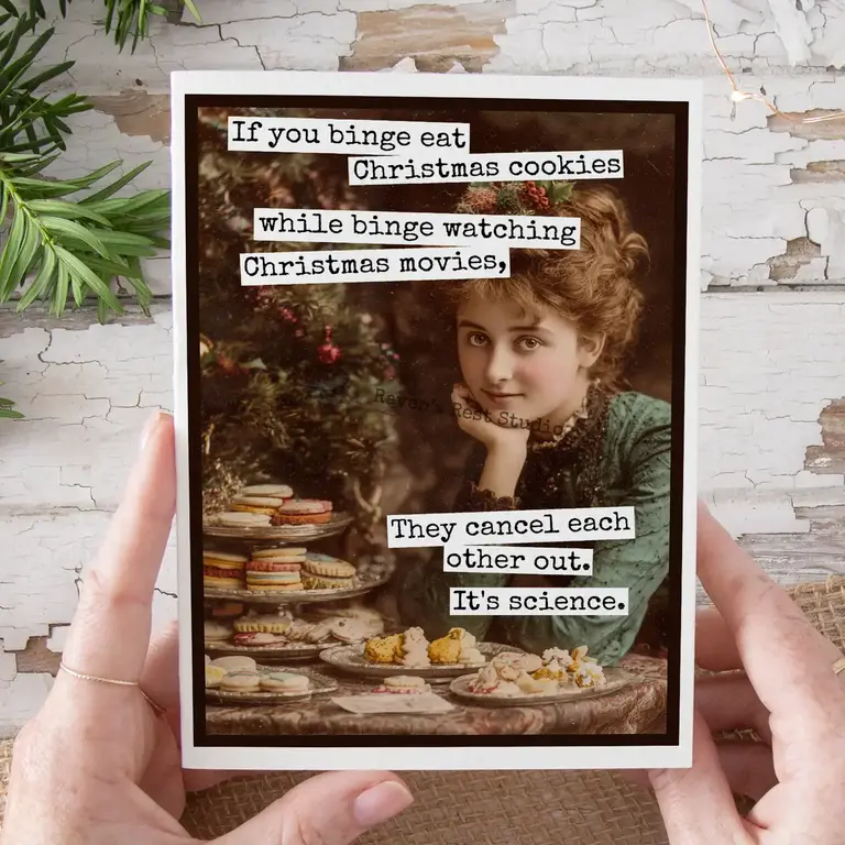 Raven's Rest RR Card: If you binge eat Christmas cookies