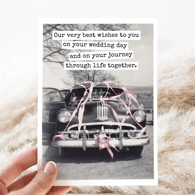 Raven's Rest Card ~ Our very best wishes to you on your wedding day