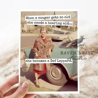 Raven's Rest RR Card: When a cougar gets so old