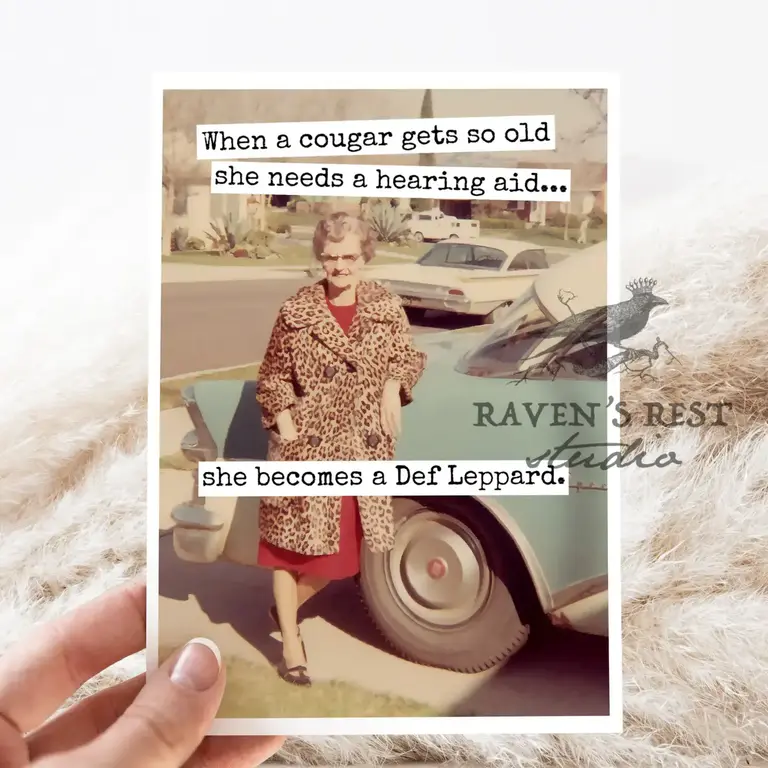 Raven's Rest RR Card: When a cougar gets so old