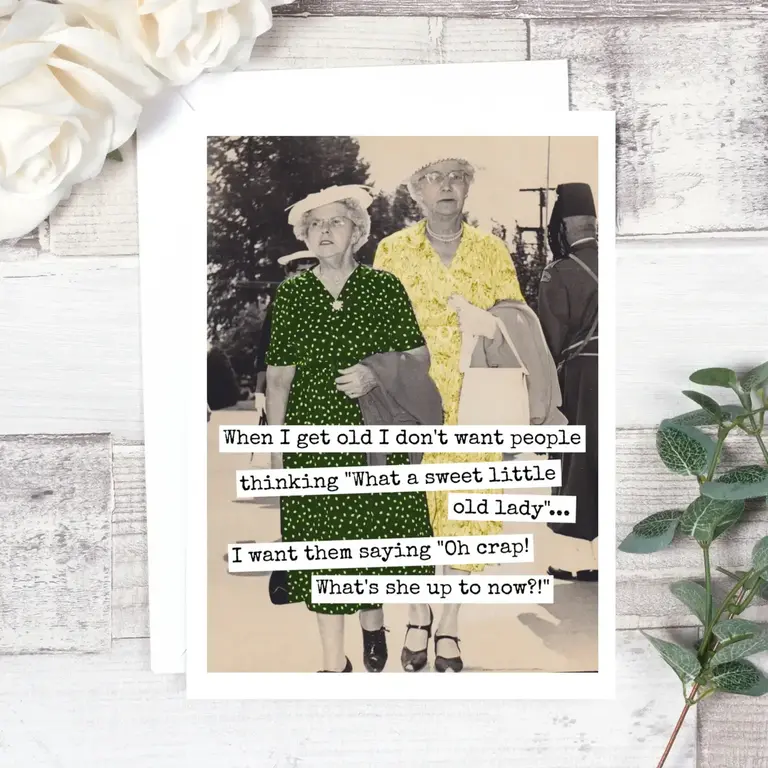 Raven's Rest RR Card: When I get old I don't want people