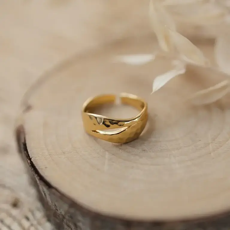 Wild Abandon Wild Abandon gold plated Expressive ring