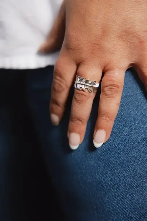 Wild Abandon Silver plated adjustable Freedom ring