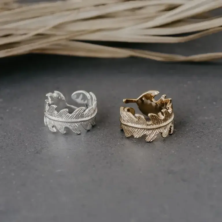 Wild Abandon Gold plated adjustable Freedom ring
