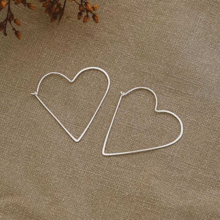 Wild Abandon Wild Abandon silver plated Adored hoops