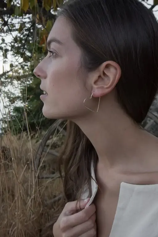 Wild Abandon Gold plated Adored hoops