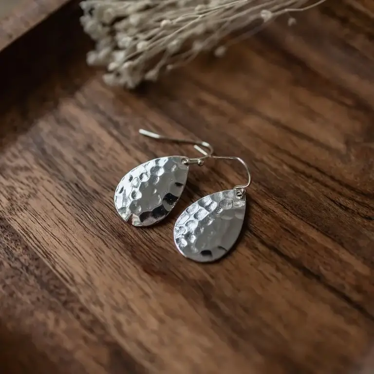Wild Abandon Wild Abandon silver plated Amber earrings