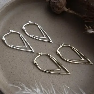 Wild Abandon Silver plated Aria earrings