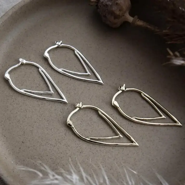 Wild Abandon Wild Abandon silver plated Aria earrings
