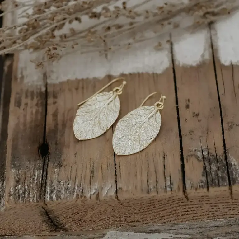 Wild Abandon Wild Abandon gold plated Elm earrings