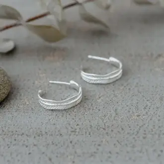 Wild Abandon Silver plated Flight hoops