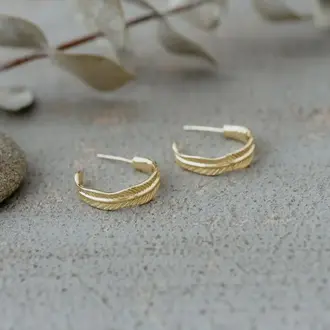 Wild Abandon Wild Abandon gold plated Flight hoops