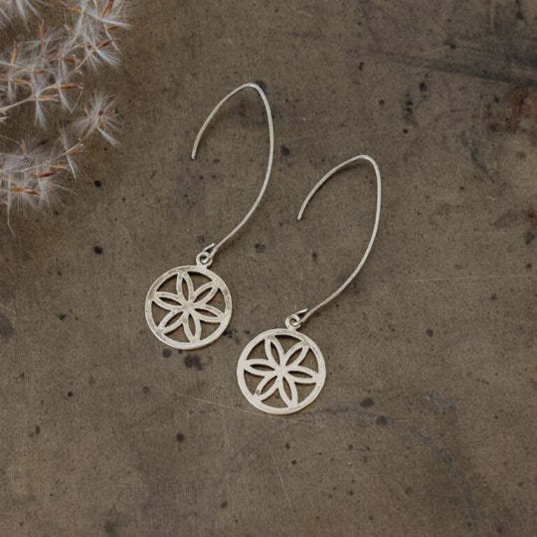 Wild Abandon Gold plated Flora earrings