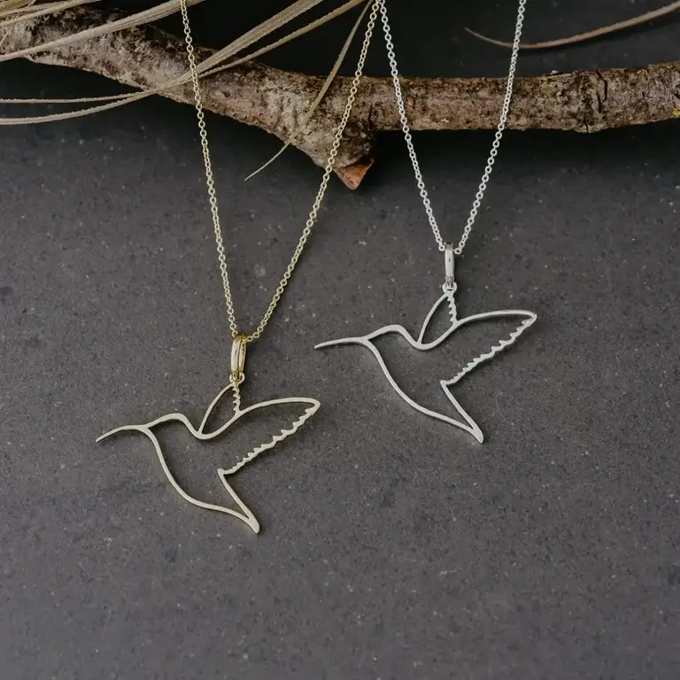 Wild Abandon Gold plated Flutter necklace