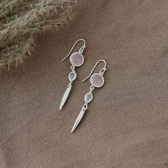 Wild Abandon Wild Abandon silver plated Harlow earrings