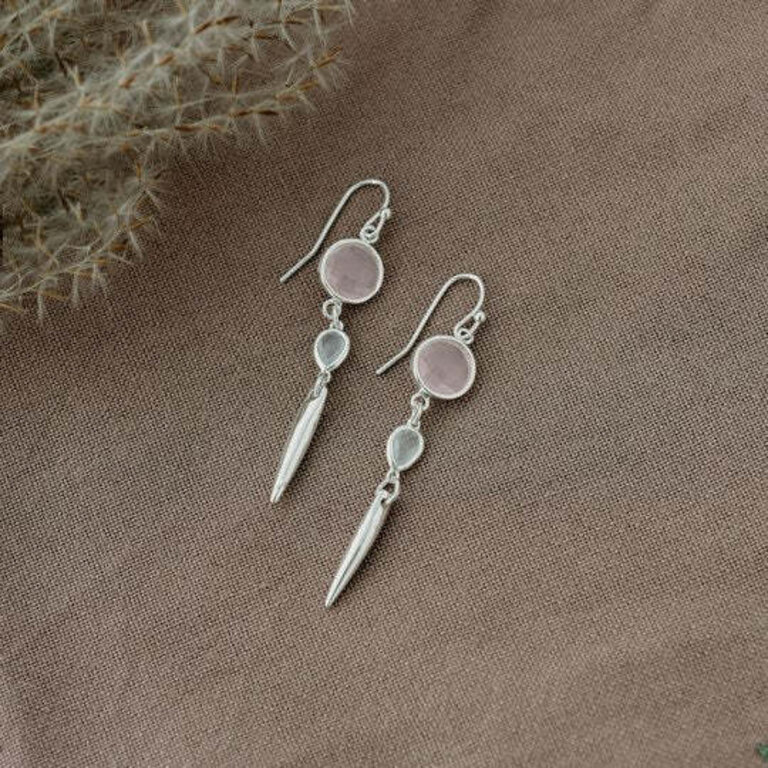 Wild Abandon Wild Abandon silver plated Harlow earrings