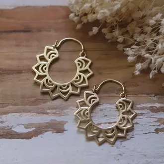 Wild Abandon Gold plated True earrings