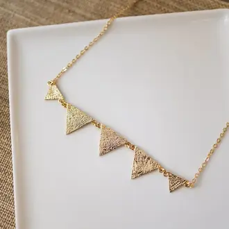 Wild Abandon Gold plated Arise necklace