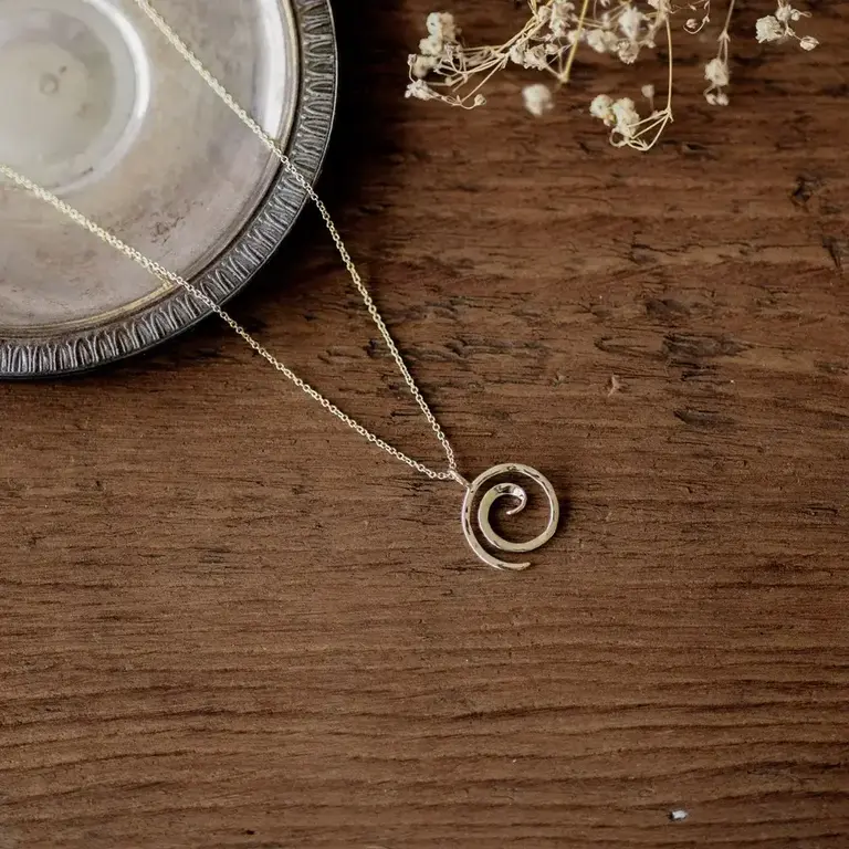 Wild Abandon Gold plated Tofino pendant