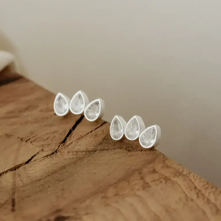 Wild Abandon Silver plated Enchanted studs