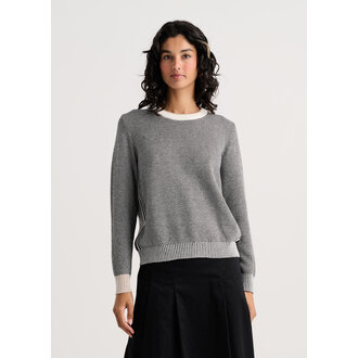 Zacket & Plover Snow Birdseye sweater cotton/cashmere,
