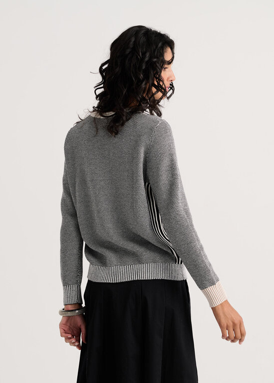 Zacket & Plover Snow Birdseye sweater cotton/cashmere,