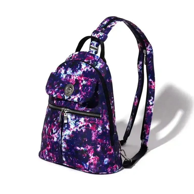 Baggallini Naples Convertible Backpack, Mulberry opal