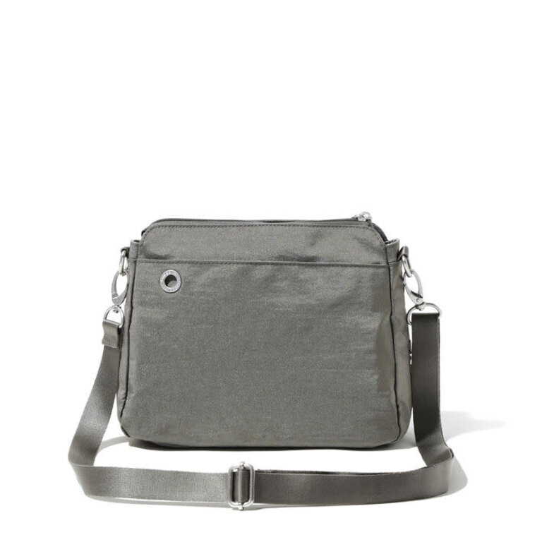 Baggallini Calais Crossbody bag, Sterling shimmer