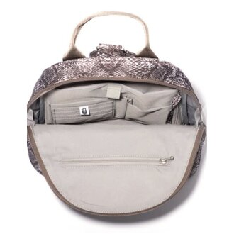 Baggallini Naples Convertible Backpack, Tan python