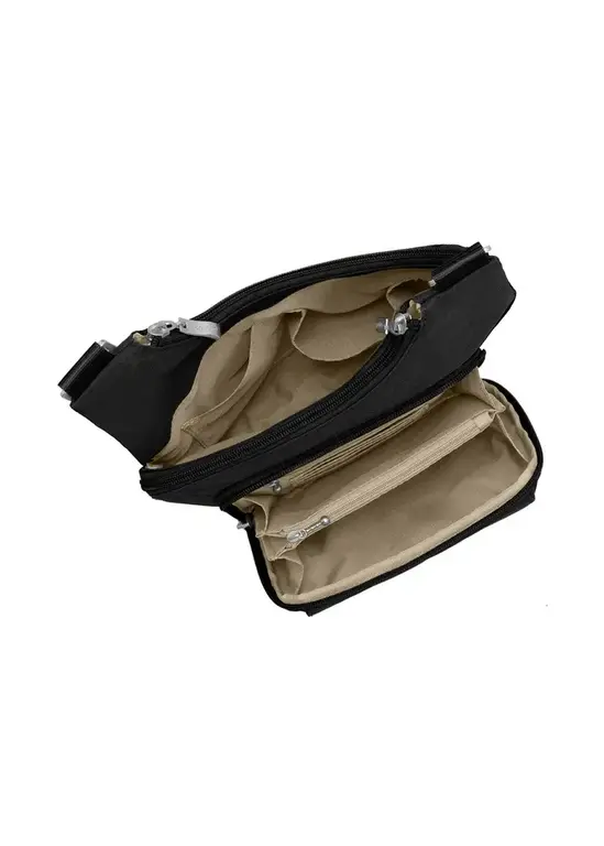 Baggallini Criss-Cross bag, BLACK