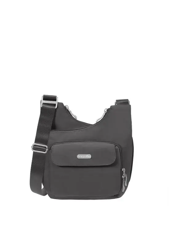 Baggallini Criss-Cross bag, CHARCOAL GREY