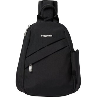 Baggallini Medium sling bag, BLACK
